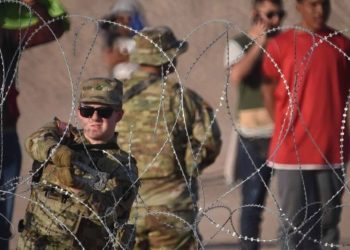 Estados Unidos militarizó su lado de la frontera con México
