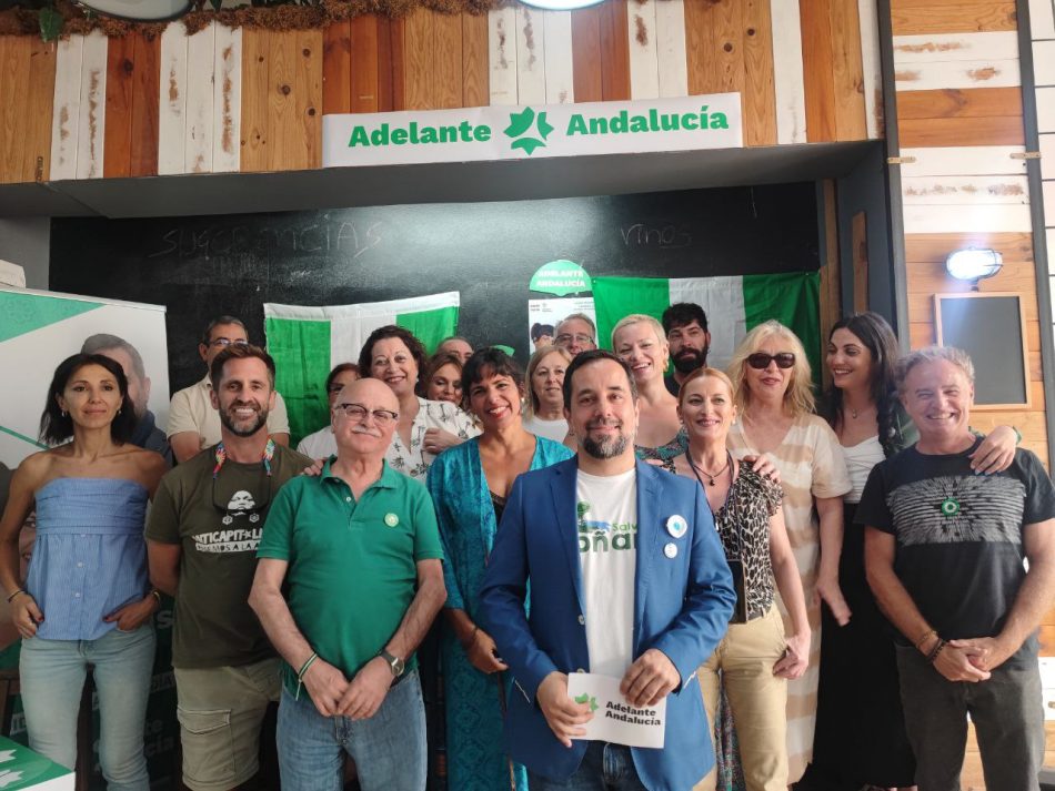 Teresa Rodríguez asegura que el candidato en Huelva, Jesús Amador, y todos los alcaldes de Adelante Andalucía se bajarán el sueldo en cuanto lleguen a los ayuntamientos