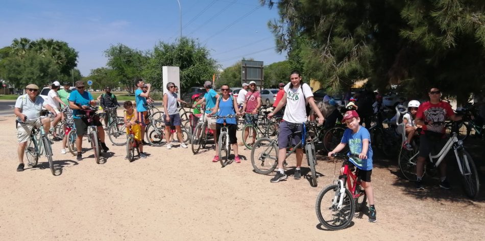Éxito de participación en la 1º marcha en bicicleta por el Anillo Verde del Este