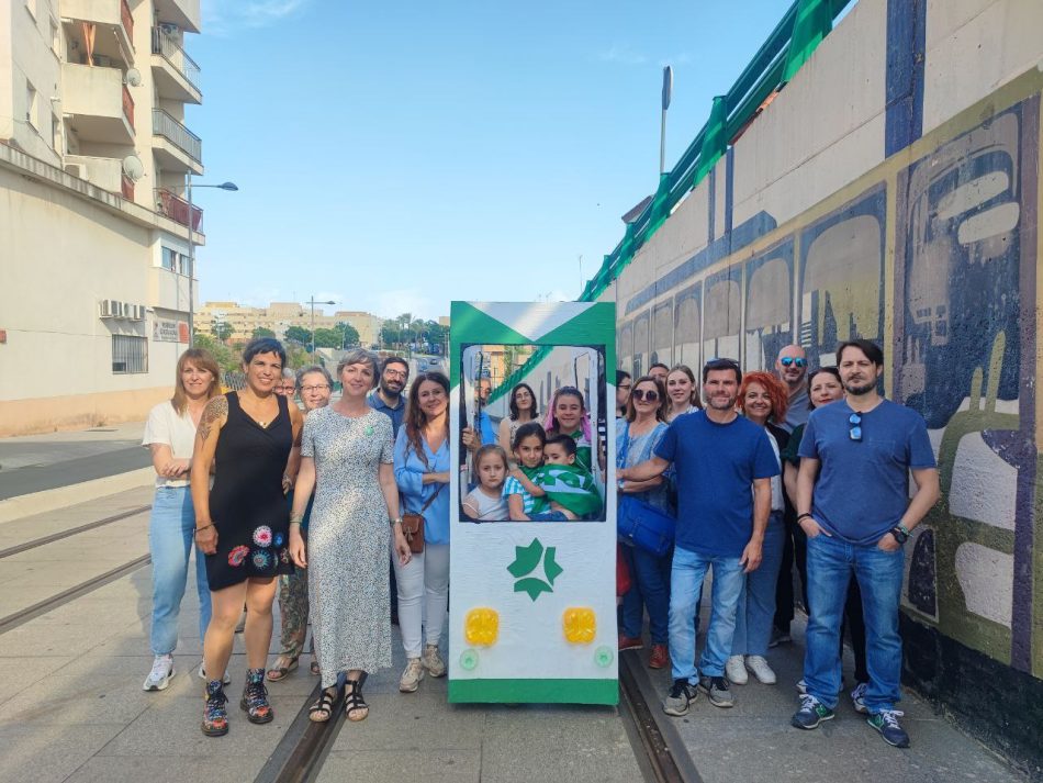 Teresa Rodríguez pide prestado el voto de izquierdas en Alcalá de Guadaíra en la recta final de la campaña