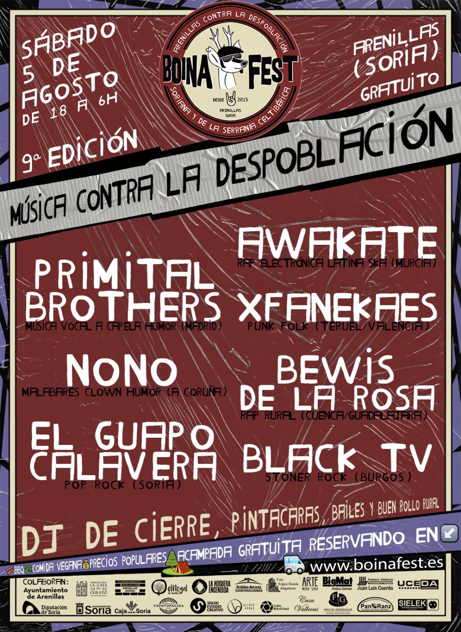 Awakate, Primital Brothers y Nono se unen al Boina Fest en su lucha contra la despoblación