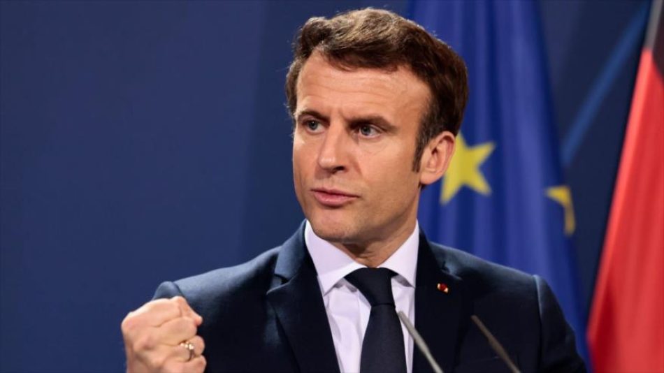 Macron llama a Europa a crear su propia defensa aérea