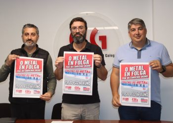 Tres días de folga por un convenio digno no metal pontevedrés ante as propostas “insultantes” da patronal