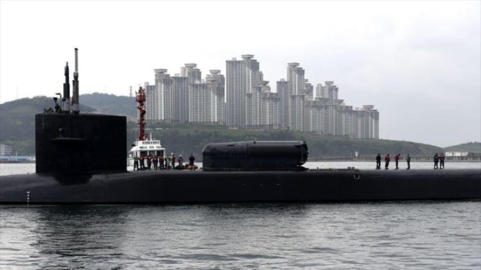 EEUU enviará submarino con armas nucleares a Corea del Sur