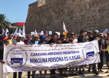 La Caravana Abriendo Fronteras se concentra frente al Congreso antes de exigir justicia en Melilla por el primer aniversario de la masacre: 23 junio a 1 de julio
