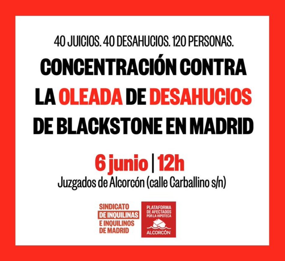 Blackstone prepara una oleada de desahucios en Madrid