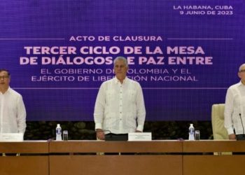 El Gobierno de Colombia y el ELN concluyen el tercer ciclo de diálogos de paz
