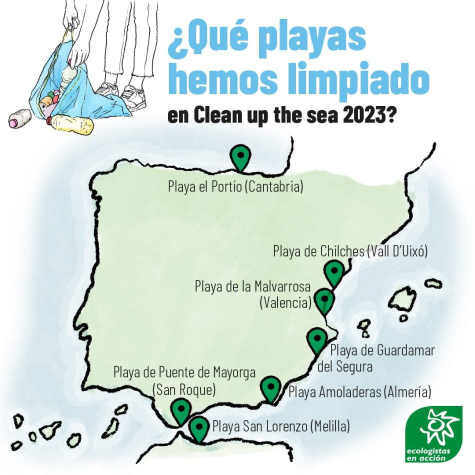 Activistas de Ecologistas en Acción cumplen diez años limpiando playas