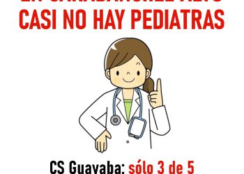 El barrio de Carabanchel Alto protesta por la escasez de pediatras