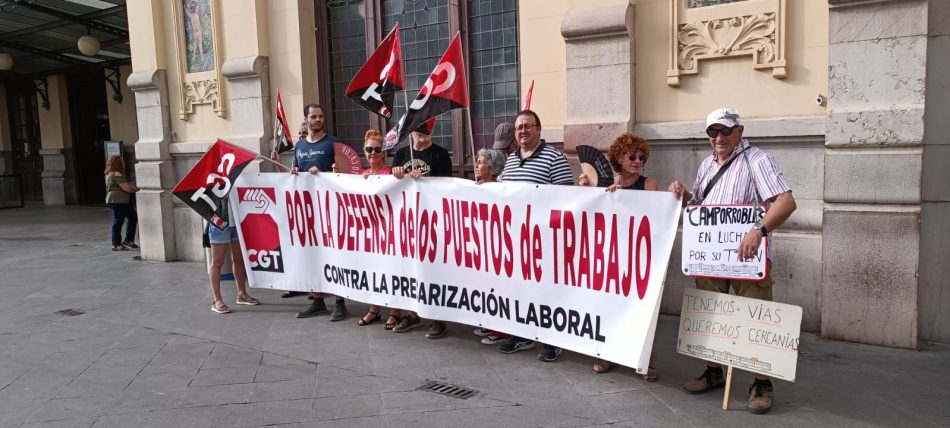 CGT denuncia la vulneración de derecho a huelga de Renfe y Adif con unos servicios mínimos del 100%
