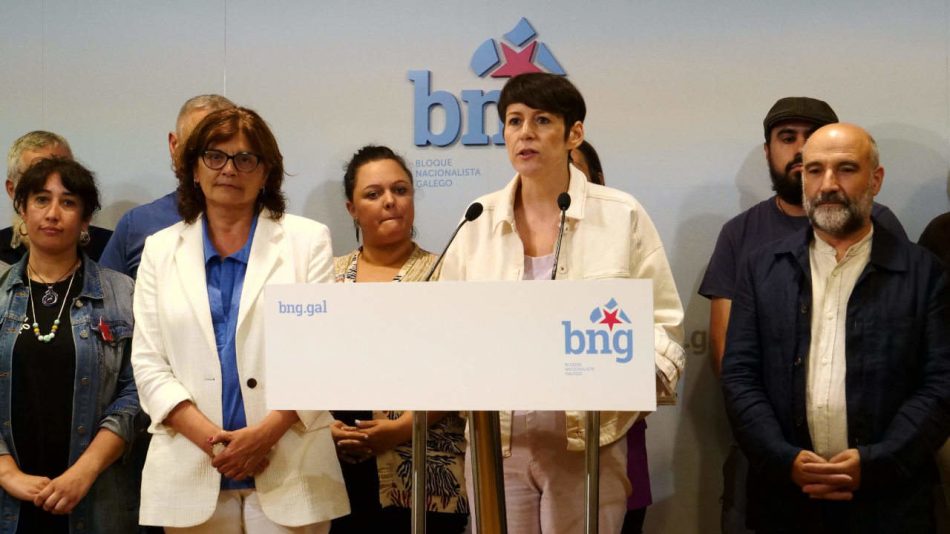 Ana Pontón: “O BNG negociará un goberno alternativo á dereita coa mellor vontade pero tamén coa maior firmeza a favor de Galiza”