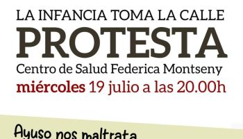 Cientos de familias de Vallecas convocan una protesta contra el Gobierno Ayuso por la falta de un tercio de los pediatras del distrito: 19J