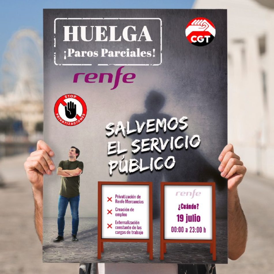 CGT considera que las movilizaciones de julio tienen que demostrar a RENFE y ADIF que las plantillas no van a renunciar a sus reivindicaciones