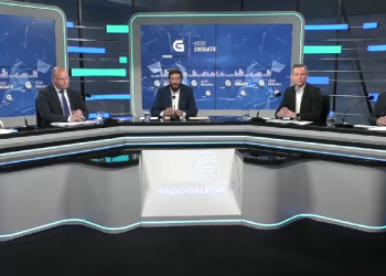 Debate en la TVG: PP incide en el «gallego» Feijóo, PSOE y Sumar remarcan «avances» sociales y BNG pide más fuerza