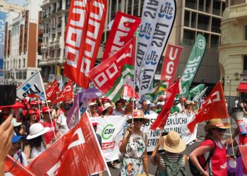 Éxito de la nueva manifestación de Justicia en Madrid