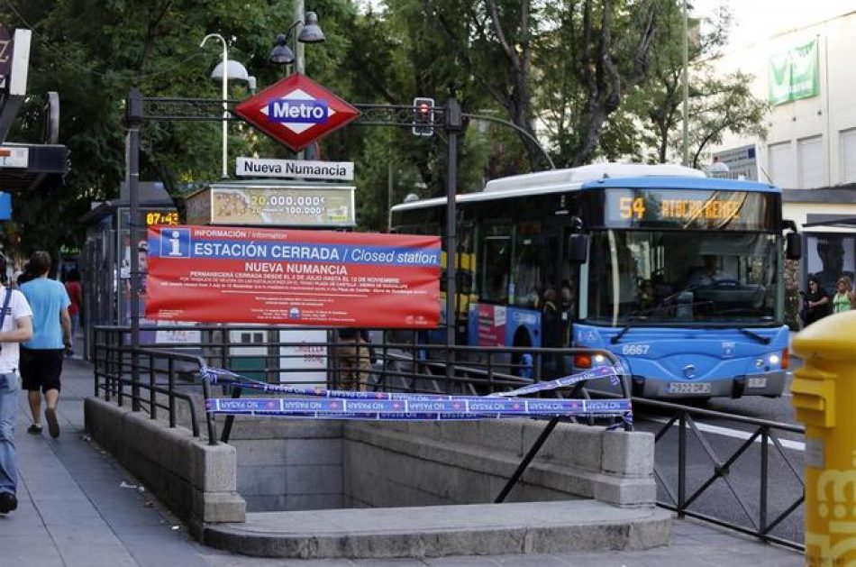Cierre de la línea 1 de Metro de Madrid: las asociaciones vecinales piden al Consorcio que el servicio especial llegue hasta Sol o Cibeles