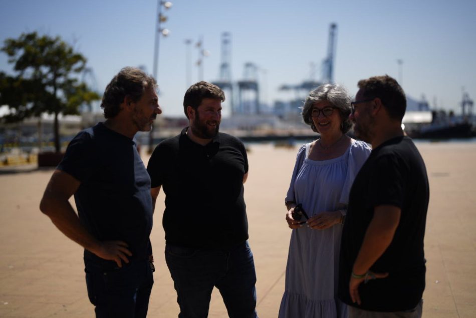 Adelante Andalucía denuncia con Óscar Camps de Open Arms la situación de los CIEs en Andalucía