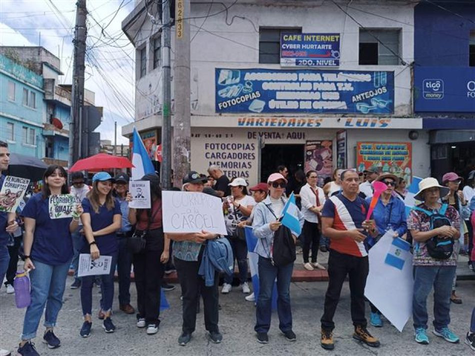 Protestas exigen respeto al voto popular en Guatemala