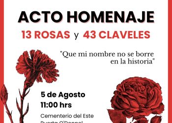 El Partido Comunista de España en Madrid reivindica el legado de las 13 Rosas y 43 Claveles: 5 de agosto