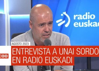Unai Sordo: «Es escandaloso que se recurra alegremente a la posibilidad de repetición electoral»