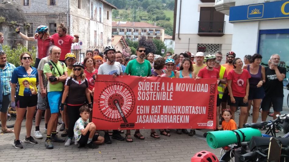 Finaliza la Ecomarcha 2023 en Barakaldo con un cierre festivo y reivindicativo