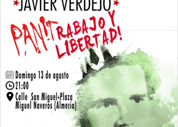 Acto homenaje a Javier Verdejo: «Pan, trabajo y libertad»