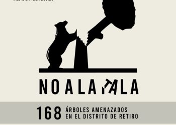 La vecindad de Retiro sale a la calle para defender los 168 árboles amenazados por las obras de ampliación de la línea 11