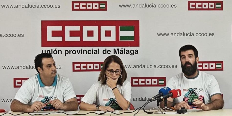 CCOO y la plantilla de Metro de Málaga anuncian movilizaciones en los próximos meses