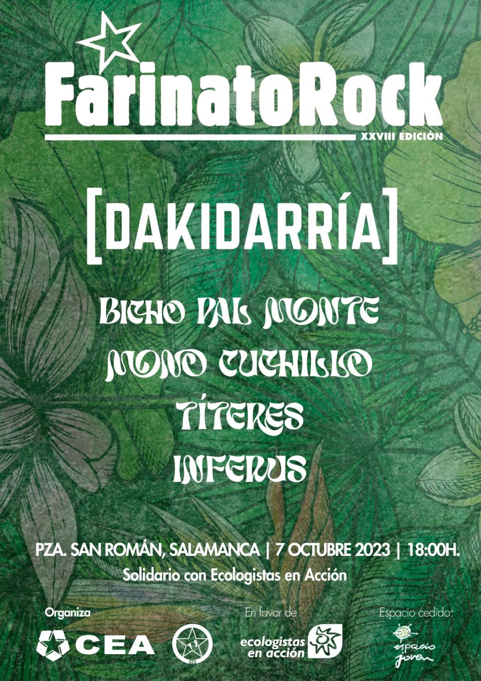 El Farinato Rock celebra su XXVIII edición el próximo 7 de octubre