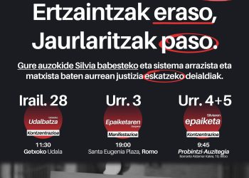 Silviaren kasua: bazterkeria, arrazakeria eta tortura bost urte geroago ere