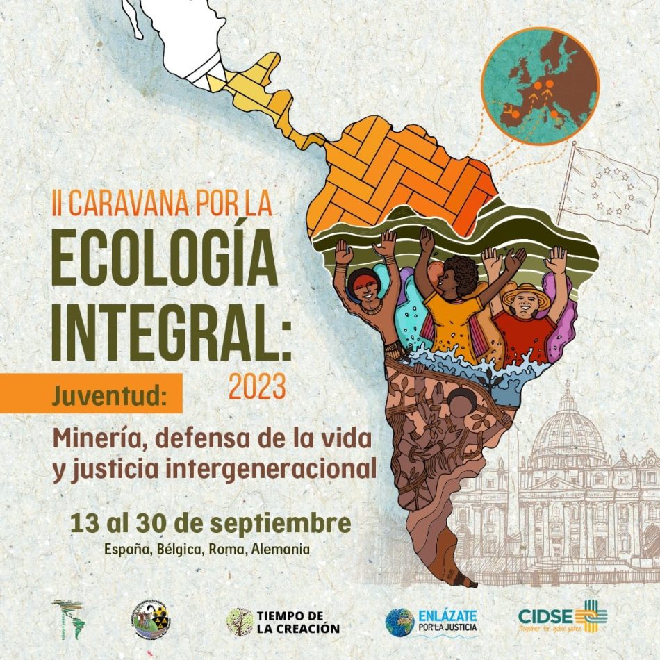 La II Caravana por la Ecología Integral de gira por Europa del 13 al 30 de septiembre