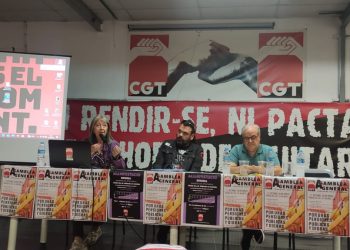 CGT València celebra una asamblea centrada en la lucha por unas pensiones públicas y dignas