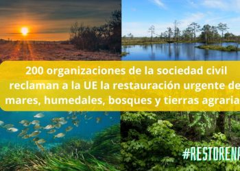 Las organizaciones ecologistas reclaman un Reglamento de Restauración de la Naturaleza a la altura de las circunstancias