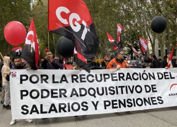 CGT llama a la movilización por unas pensiones dignas este sábado en Madrid