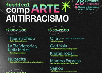 SOS Racismo Bizkaia anuncia una nueva edición del festival «Comparte Antirracismo»