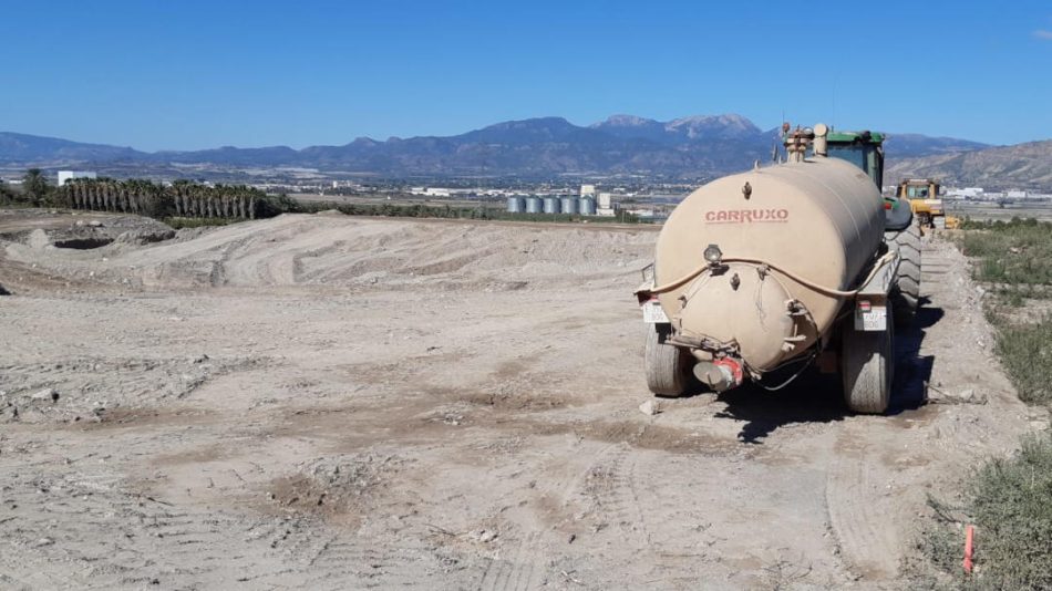 Ecologistas en Acción de la Región Murciana denuncia la construcción de un nuevo embalse sin autorización en el Parque Regional de Carrascoy