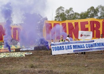 Ecologistas en Acción y numerosas plataformas ibéricas reclaman en Alconchel el fin de la impunidad de la minería