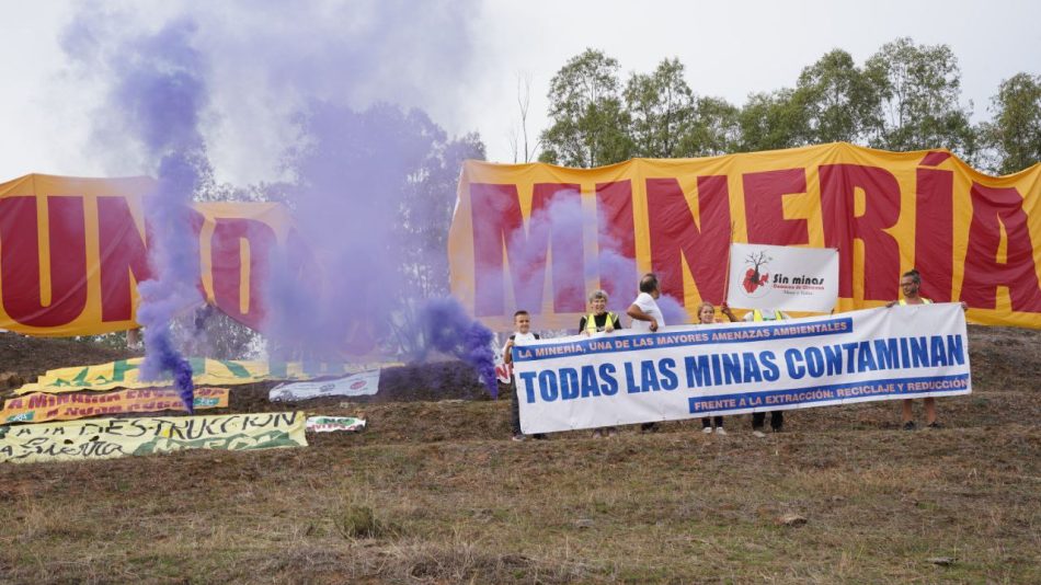 Ecologistas en Acción y numerosas plataformas ibéricas reclaman en Alconchel el fin de la impunidad de la minería