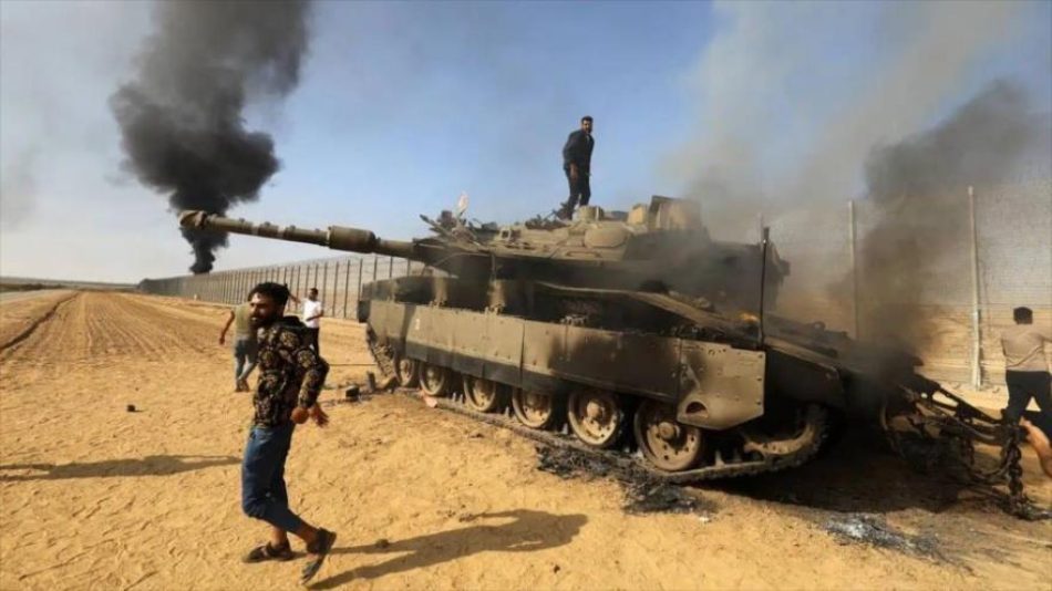 HAMAS afirma haber aplastado 97 vehículos blindados israelíes en Franja de Gaza