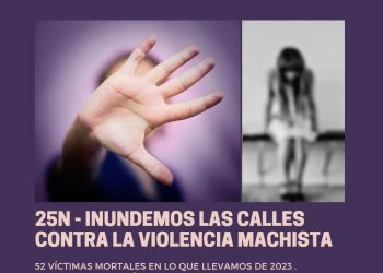 La FRAVM llama a inundar las calles el próximo 25 de Noviembre contra la violencia machista