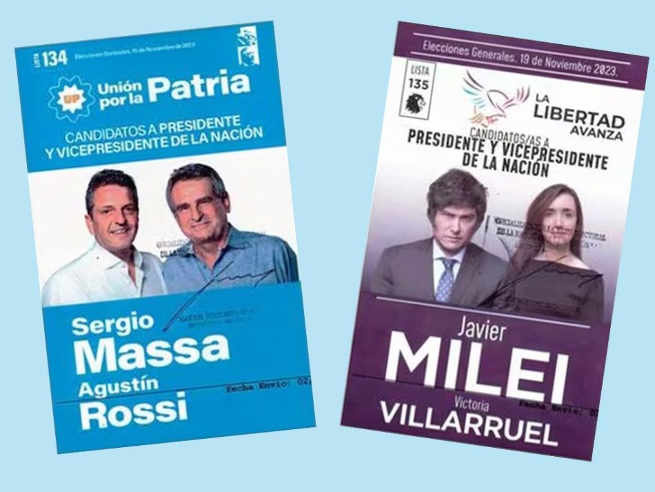 Argentina vuelve a las urnas en la segunda vuelta de las presidenciales que decidirá el destino del país entre Massa y Milei