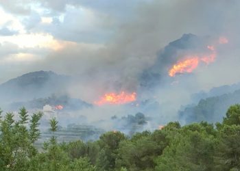 El incendio de Montitxelvo, en Valencia, alcanza las 2.580 hectáreas