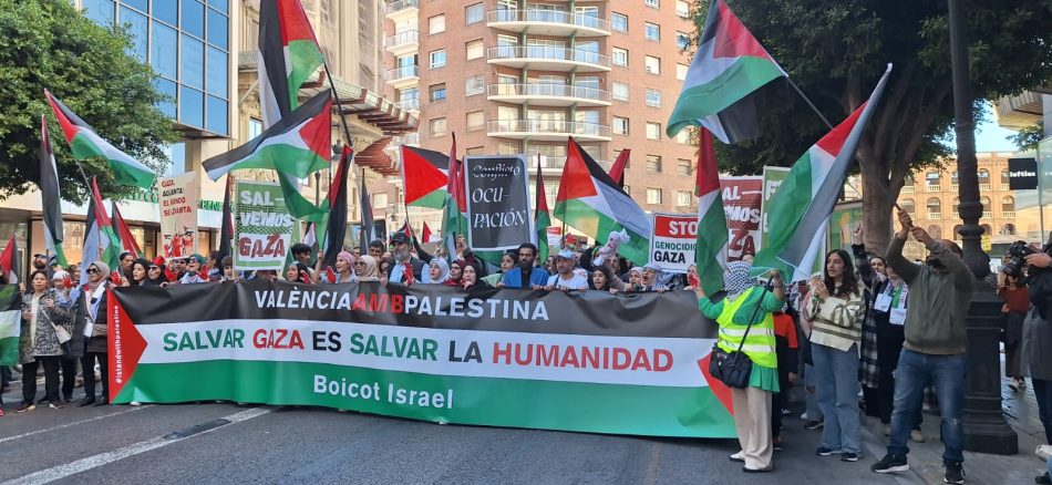 Compromís reclama el bloqueo a Israel en los organismos internacionales