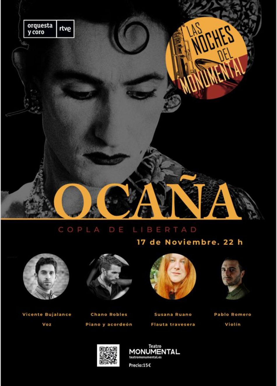 «Ocaña, copla de libertad» se presenta con un estreno en «Las noches del monumental» de RTVE