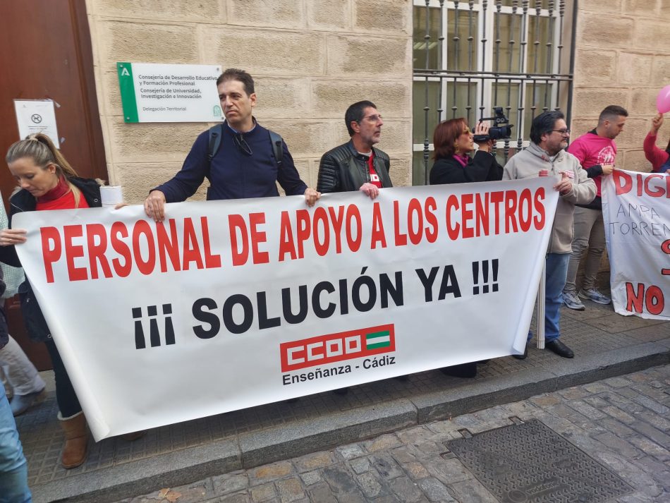 CCOO llama a una gran movilización en Sevilla a la plantilla de PTIS e ILSE de la empresa Osventos Innovación en Servizos SL, con servicio en toda Andalucía