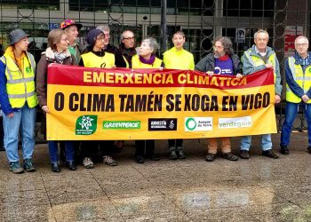 Presentan unha carta aberta a Abel Caballero, alcalde de Vigo, demandando medidas urxentes contra o cambio climático 