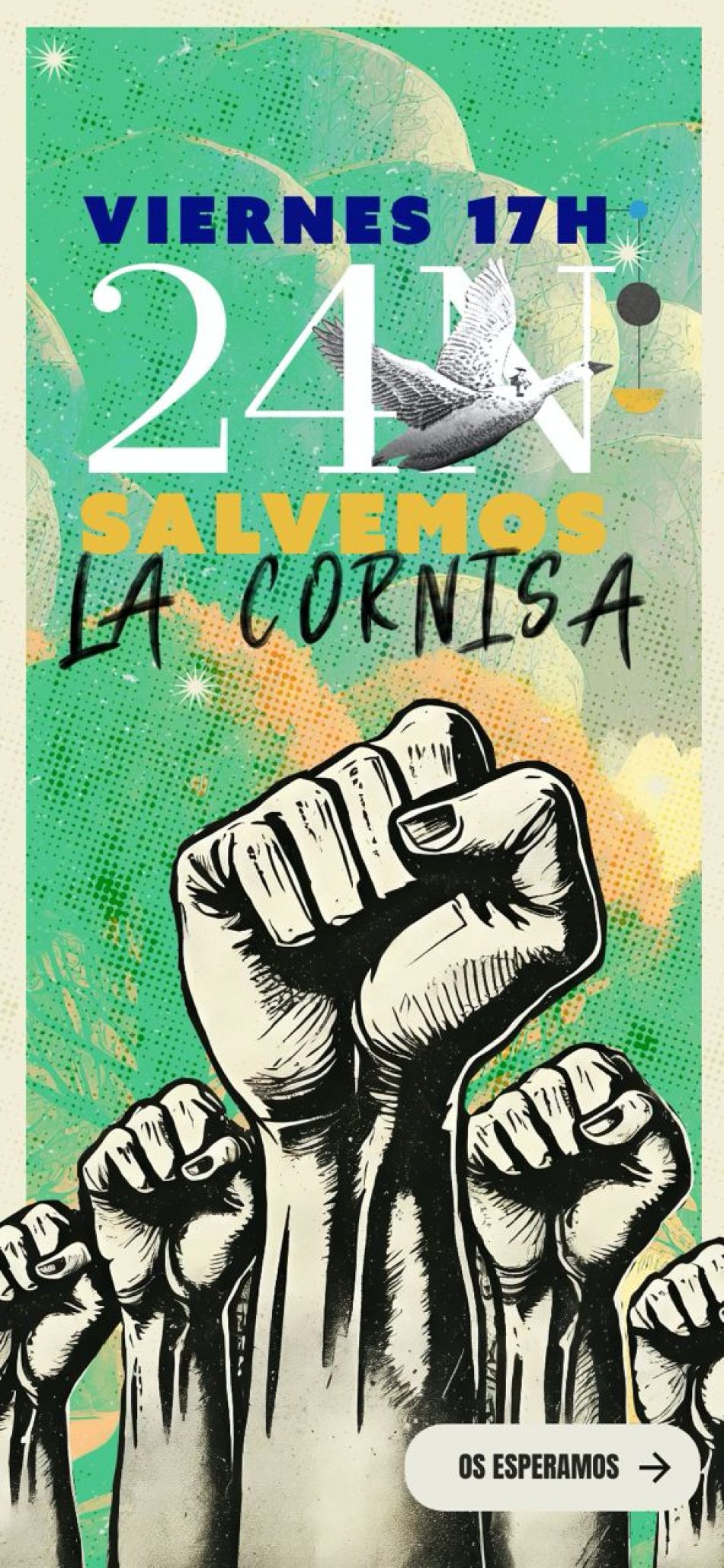 Fin de semana de protestas para reclamar la reapertura del parque de La Cornisa (Madrid), en obras desde hace un año