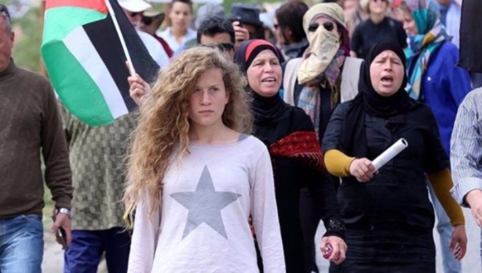 Fuerzas israelíes secuestran a la activista palestina Ahed Tamimi