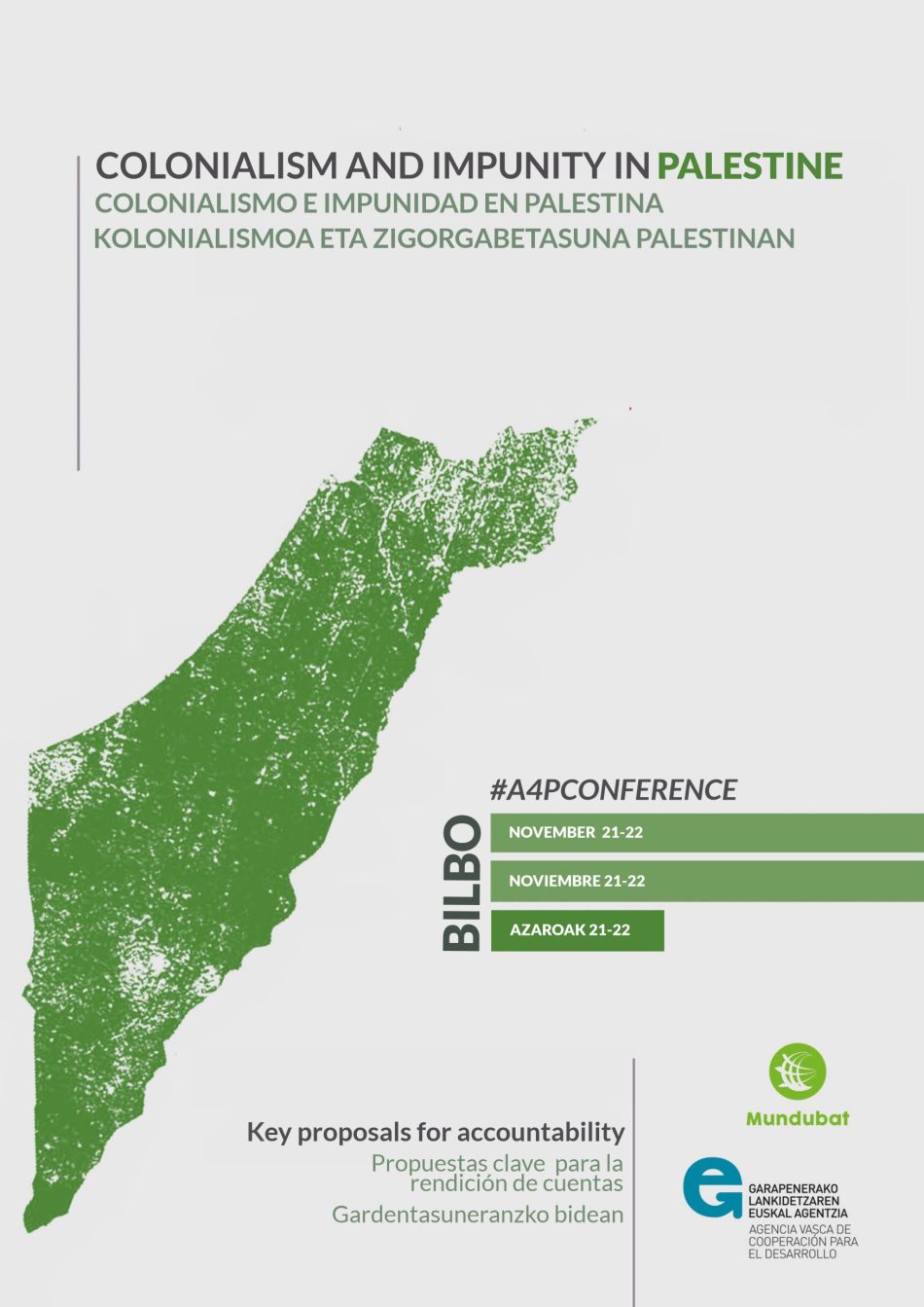 Conferencia: «Colonialismo e impunidad en Palestina»