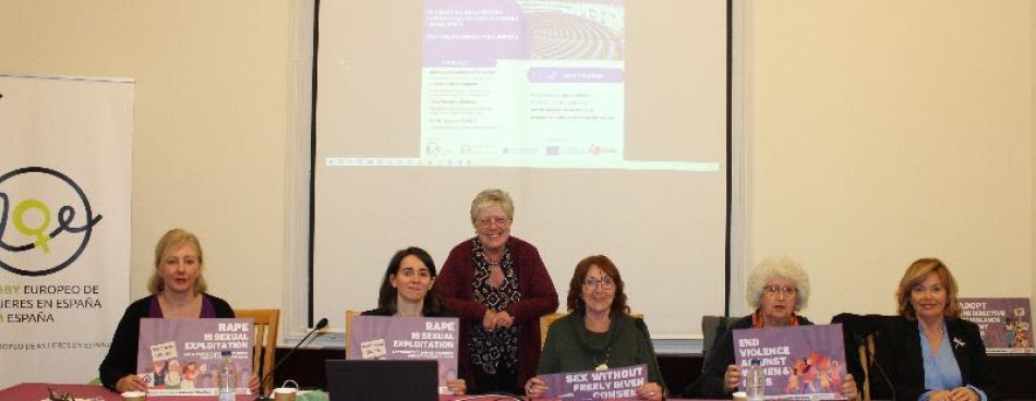 Organizaciones de mujeres exigen que la Directiva de violencia contra la mujer incluya el delito de violación